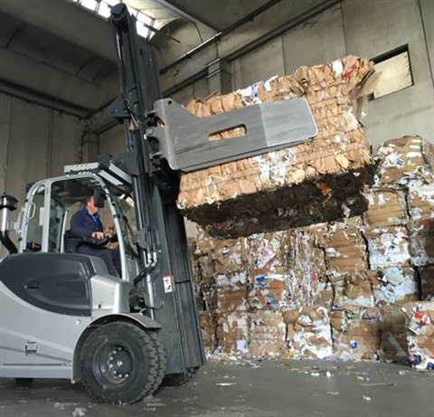 Xử lý kiện giấy thải