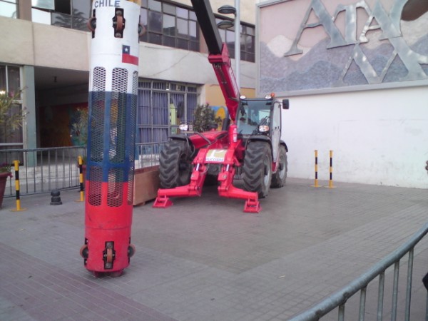 The MT 1030S with the rescue capsule.