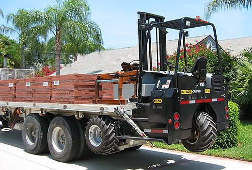 Palfinger has to redesign its already compact, truck-mounted, rough-terrain forklifts to accommodate components needed to meet Tier 4 standards.