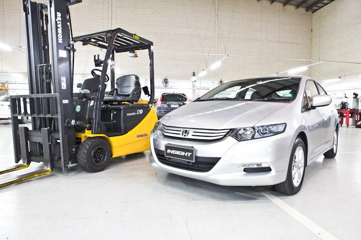 Komatsu Forklift Australia has supplied 23 new forklifts to Honda.<br />PHOTO: KFC