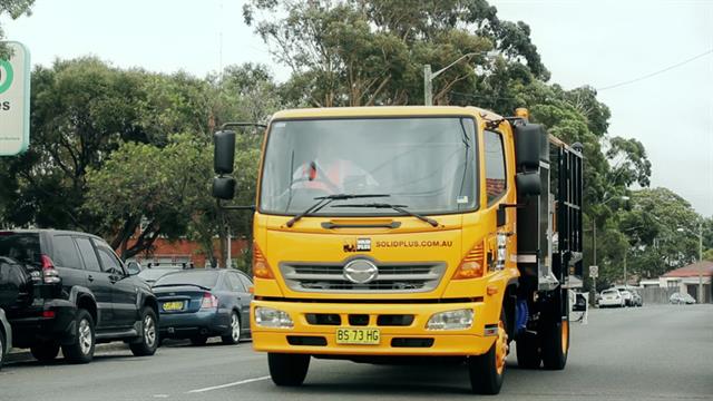 SolidPlus truck on route
