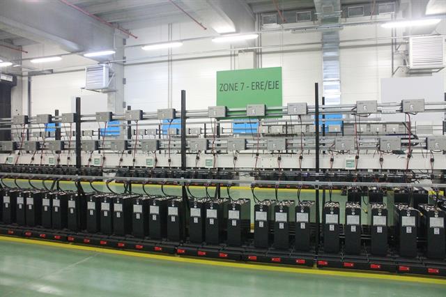 SUNLIGHT Forklift Batteries in Delhaize Serbia