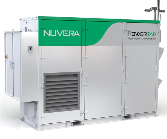 Example of an on-site hydrogen generator, the PowerTap® PT-50, capable of 50 kg/day hydrogen production.