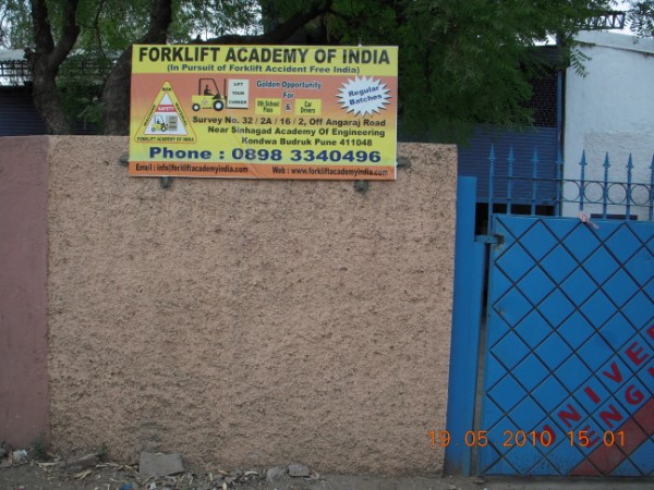 Forklict Academy of India was established in 2008 by former Voltas Ltd manager Fazal Shaikh.