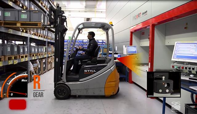 Automatic slowing down and blocking