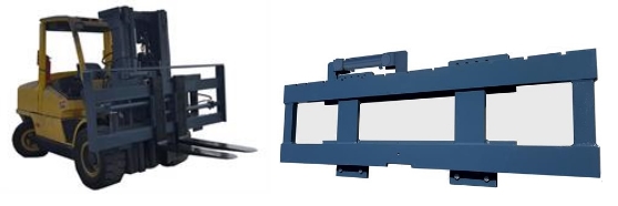 Sideshifting Fork Positioner and HD Sideshifter