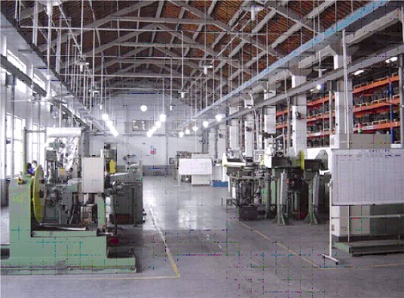 Renold Hangzhou's leaf chain assembly line.