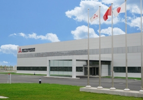 MHI's new forklift plant in Dalian, China.