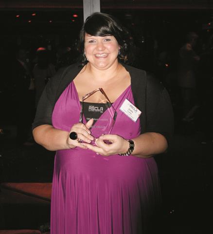 Jodie Collie of Collins Food Group won the 2009 Future Leaders Award.