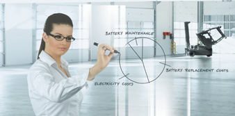 Calculating the benefits of battery power. <br />PHOTO: FRONIUS