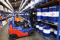 Toyota Material Handling has supplied a major lubricant supplier with six new forklifts on lease.