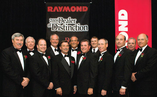 Raymond's top dealers receive recognition.