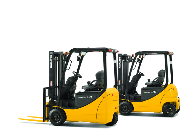 Red Australia launched its new Komatsu electric forklift range at the show