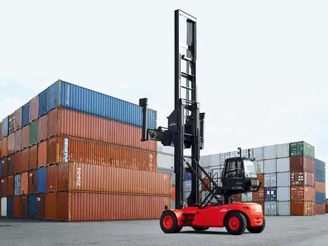 The Linde C90 empty container handler with 9-tonne lifting capacity is part of Linde's ambitious plan to grow its product range