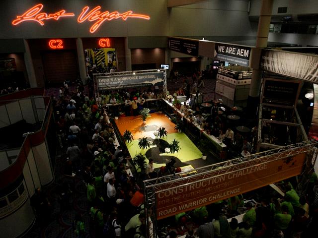 The Construction Challenge final was held at the Las Vegas Convention Centre during CONEXPO-CON/AGG 2008.