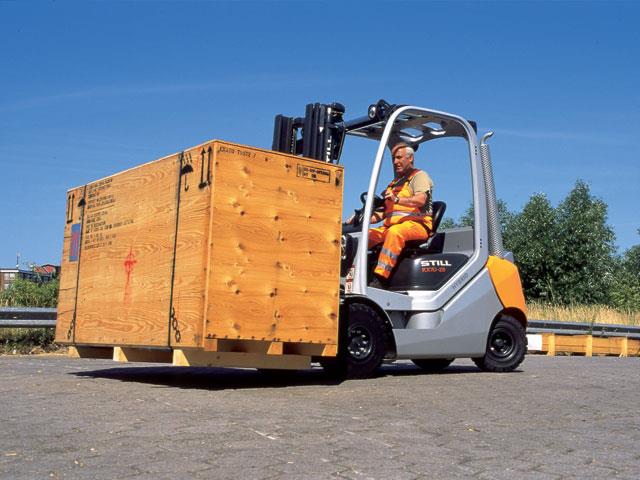 Still says the RX70 is the first forklift equipped with hybrid technology drive.