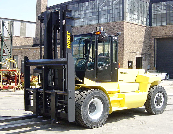 The P-Series pneumatic forklift.