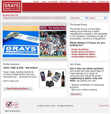 More than 1,000 forklifts a year are sold online by GraysOnline