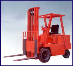 A Macneill counterbalanced electric forklift