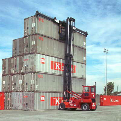 A Taylor empty container handler.