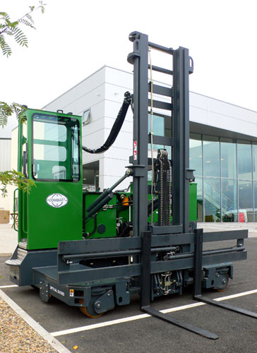 The new GT series stand-on forklift.