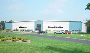 The East Longmeadow premises of Maybury Material Handling today.