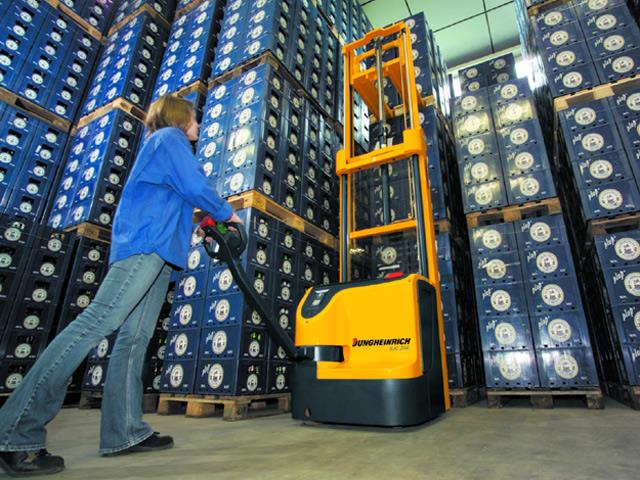 The new EJC Series 2 pedestrian truck.