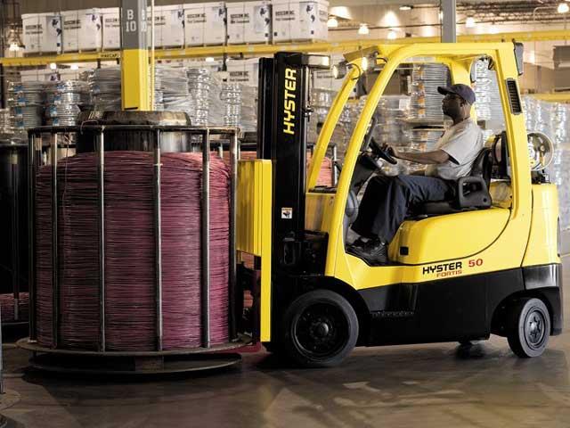 The Hyster S50FT Fortis forklift.