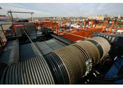 The E-one's all electric trolley.