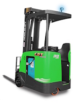 CBT33 lithium stand-up counterbalance forklift