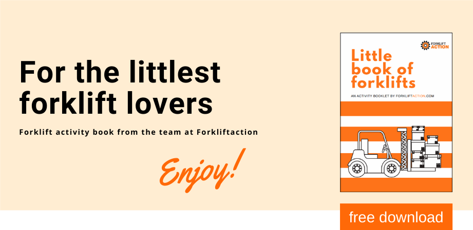 Little book of Forklifts - a forkliftaction activity book