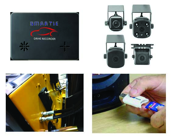 KEYTROLLER’S  SMARTIE video drive camera for forklifts