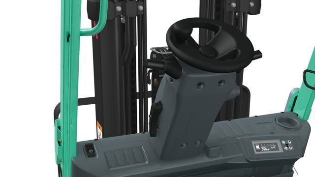 One of the EDIA EM series' driver-friendly features is its FeatherTouch electric steering.