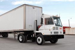 A Kalmar terminal tractor