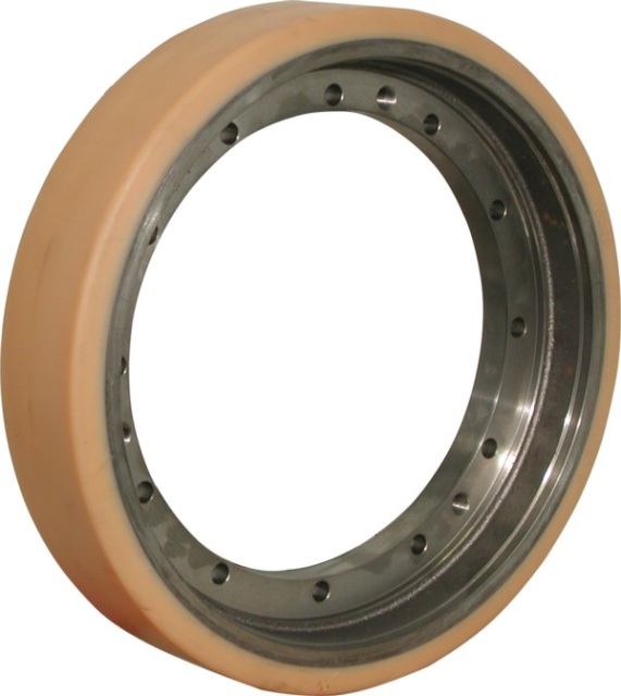 VULKOLLAN® drive wheel for mining monorails from RAEDER-VOGEL®