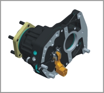 Maintenance-free wet disk brake