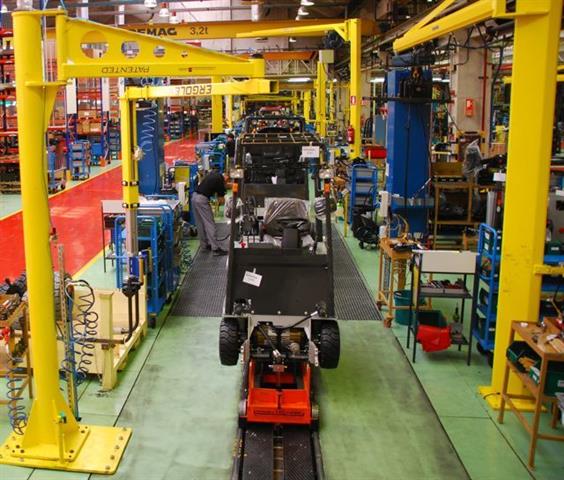 The Nissan Forklift España plant near Pamplona in Spain