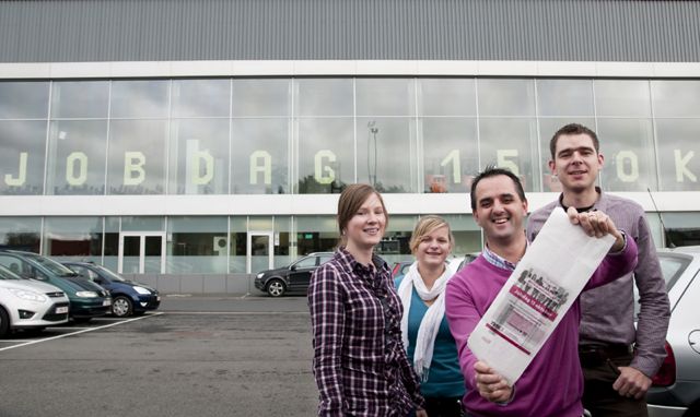 TVH staff used 1,850 post-it notes to form the words
