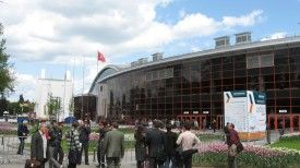 About 120 exhibitors showcase their products at CeMAT Russia in Moscow.
