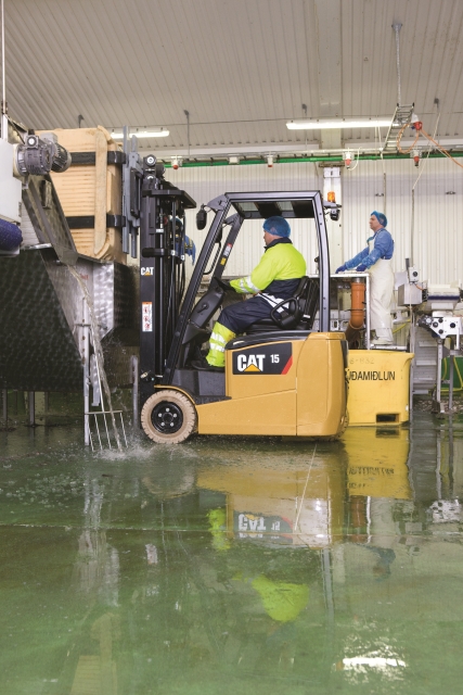 The new EP15PNT being put to the test in a fisheries application (Iceland). Click to view larger image