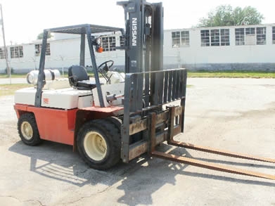Nissan 90 diesel powered forklift