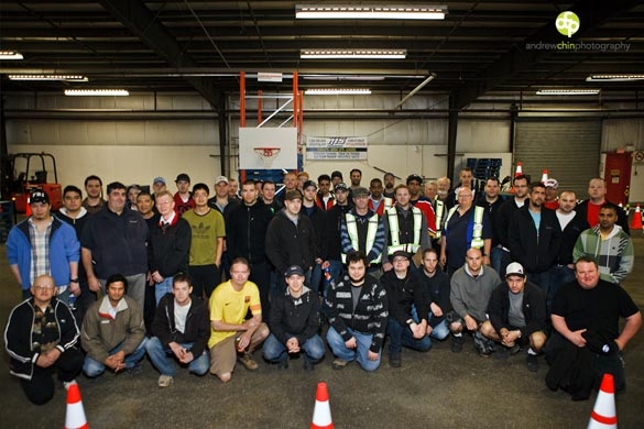 Forklifts, Cheerleaders, a Race Car and a Bouncy Castle? Certainly Not Your Father’s Forklift Competition.