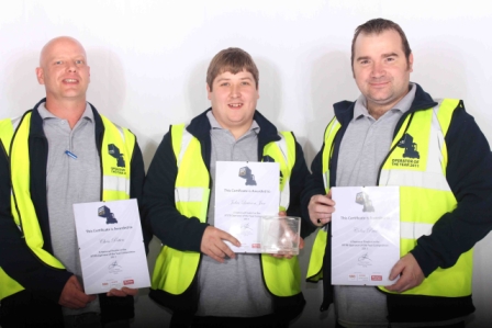 Top Three (L to R): Chris Potten, John Lawson Jnr and Colin Price
