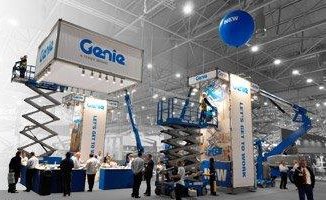 Newly upgraded Genie GTH-5519 compact telehandler