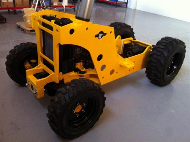 Bomaq 4wd rough-terrain chassis in production