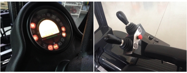 LEFT: everything under control; RIGHT: hydraulic controls - no electronics