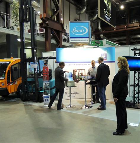 Baoli distributor Ostwest Fördertechnik exhibited at COMMCAR fair 2013 - Click for larger view