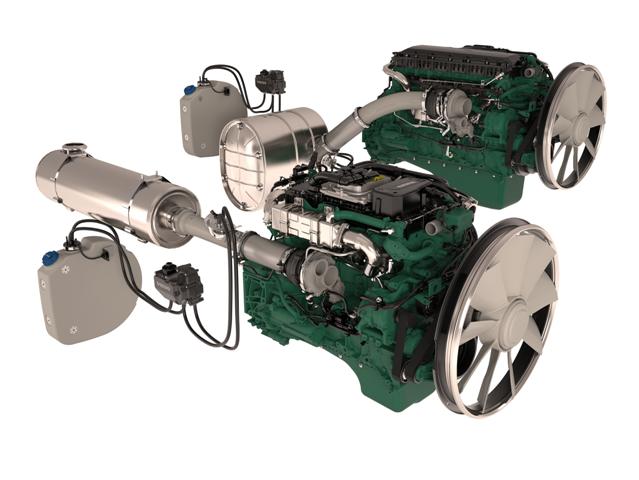 Volvo Penta D5 and D8 Tier4F engines with SCR system - Click for larger view