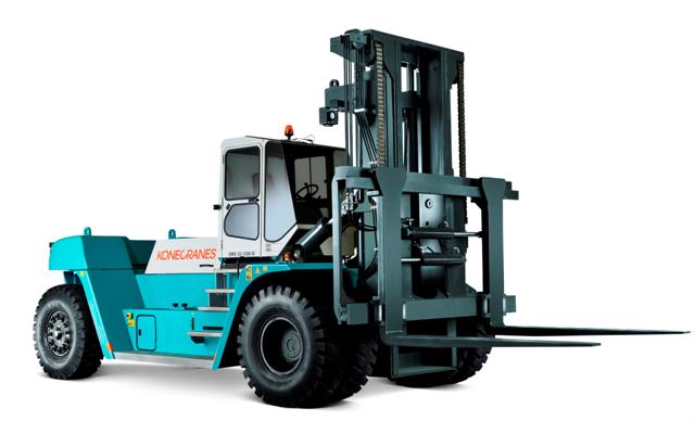 Konecranes offers heavy duty fork lift trucks with lifting capacities from 10-65 tons - Click for larger view