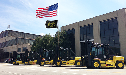 The P-Series is the premiere liftruck for all of your heavy-duty lifting needs. -Click for larger image